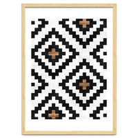 Urban Tribal Pattern No.16 - Aztec - Concrete and Wood
