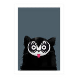 Doozal Cat Kiss (Print Only) thumbnail
