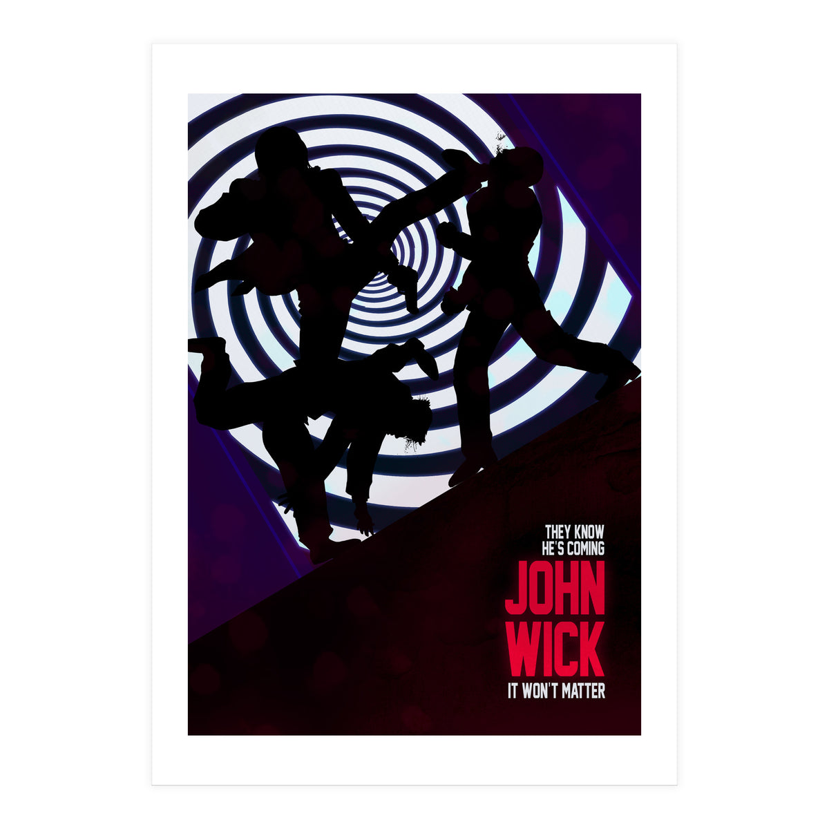 John Wick Minimal Movie Poster (Print Only)
