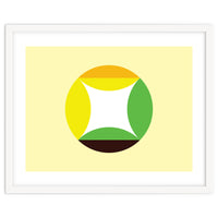 Geometric Shapes No. 21 - yellow, green & orange