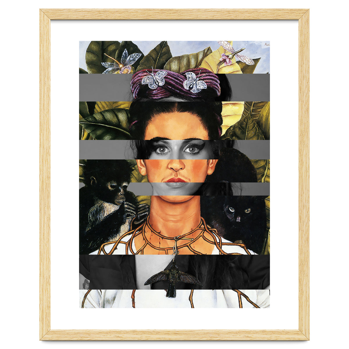 Frida's Self Portrait With Thorn Necklace & Amy Winehouse