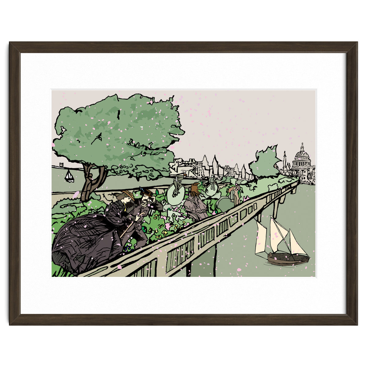 A Windy Day On The Garden Bridge