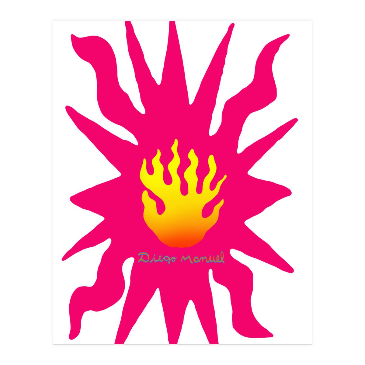 Fuego 38 Copia (Print Only)