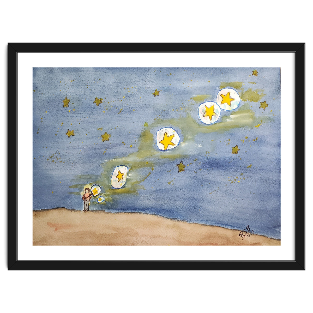 He Dipped the Bubble Wand, Waved his Arm, and Filled the Sky With Stars