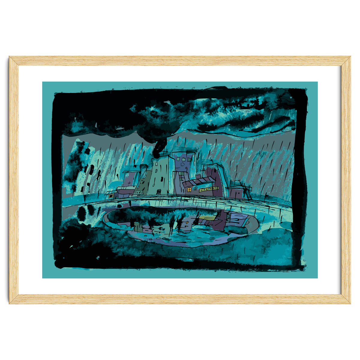 Autumn Rain in the Old City