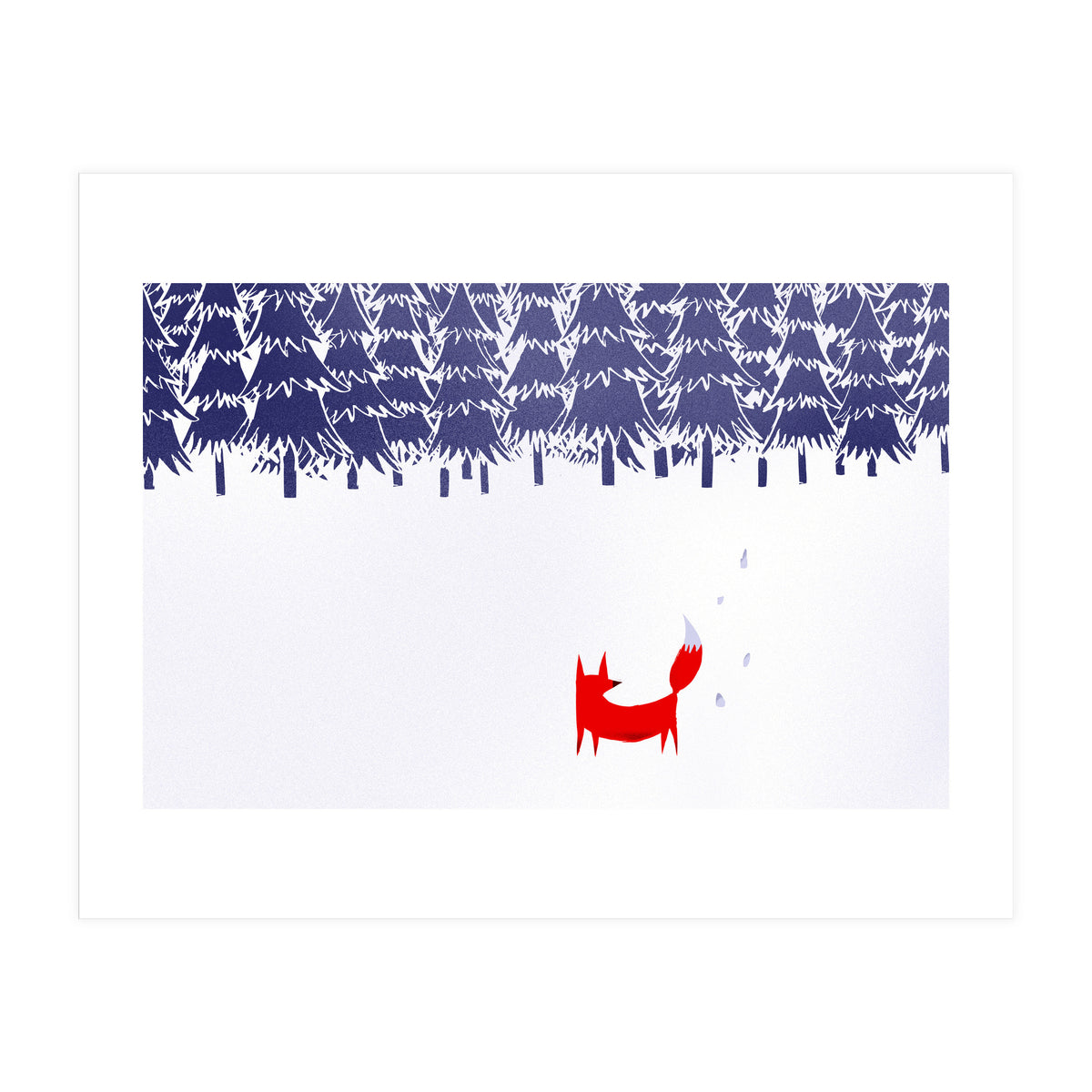 Alone In The Forest (Print Only)
