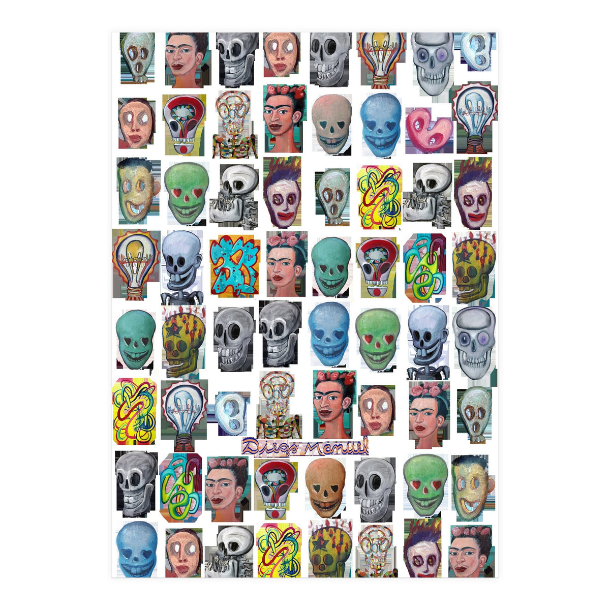 Calaveras Y Fridas (Print Only)