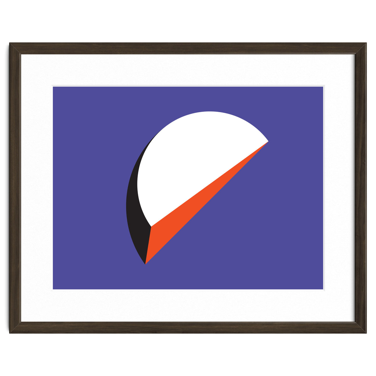 Geometric Shapes No. 37 - orange & purple