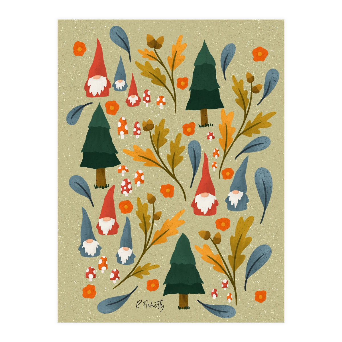 Woodland Gnomes (Print Only)