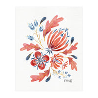 Protea Floral | Coral (Print Only)