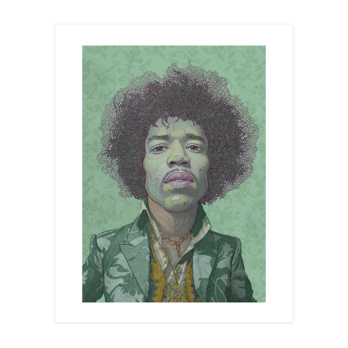 Hendrix Illustration (Print Only)