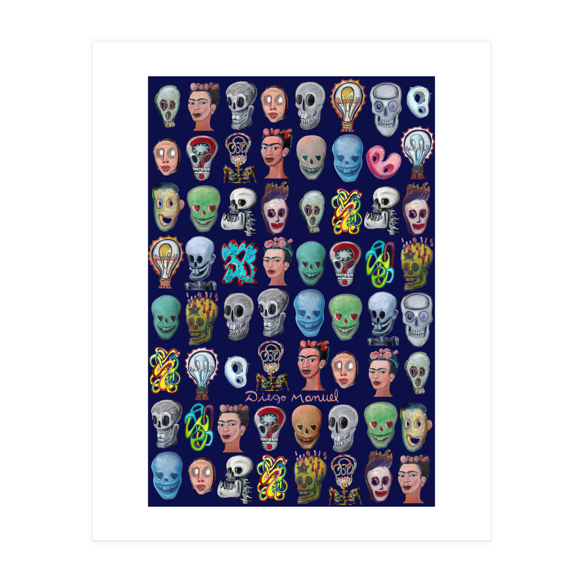 Calaveras Y Fridas (Print Only)