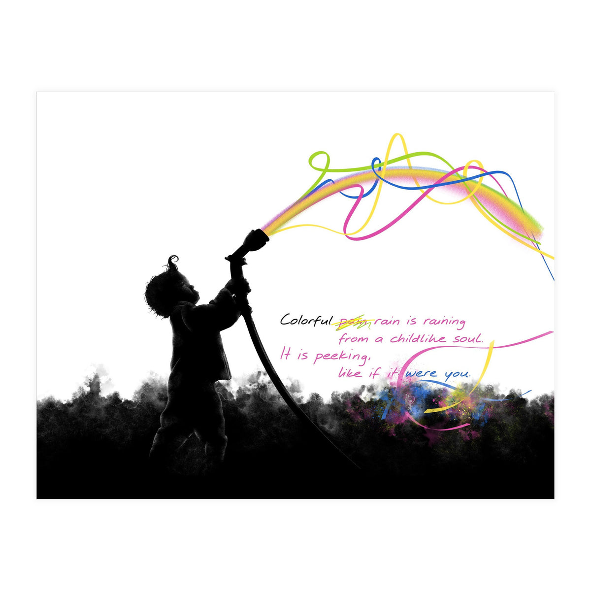 Color Rain (Print Only)