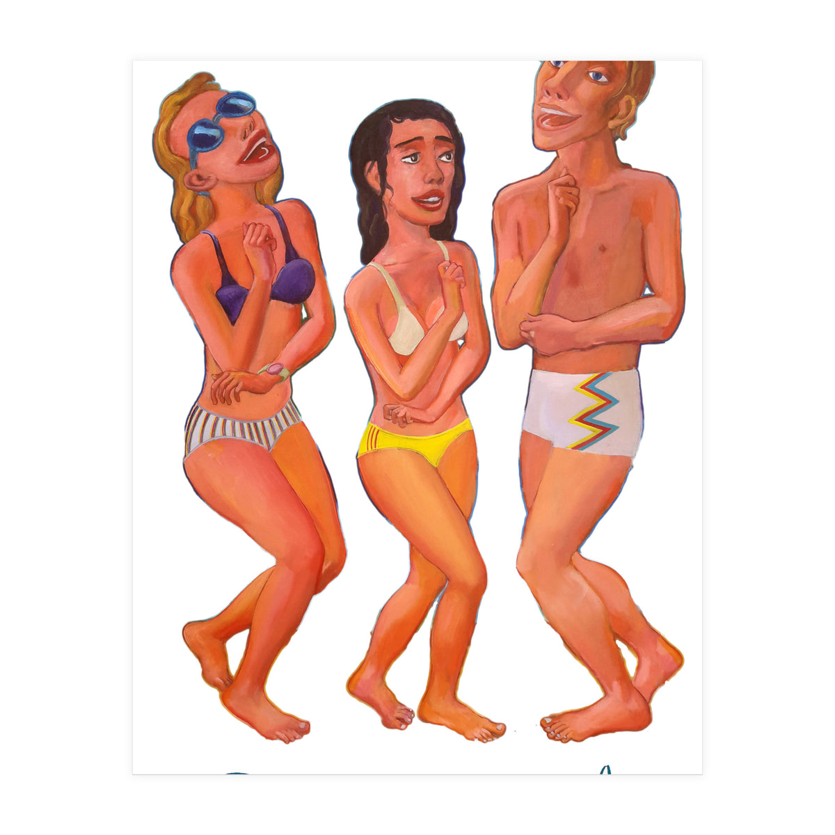 Bailando En La Playa 8 (Print Only)