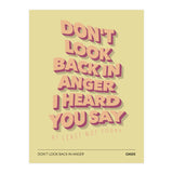 Oasis - Don't Look Back In Anger (Print Only) thumbnail