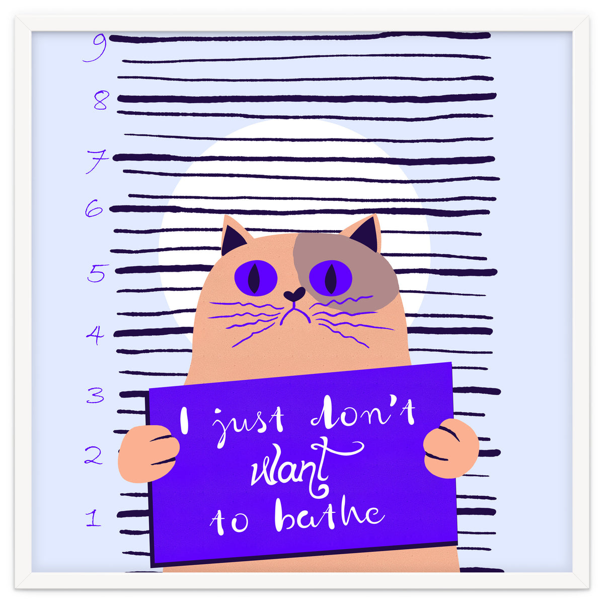 I just don't want to bathe