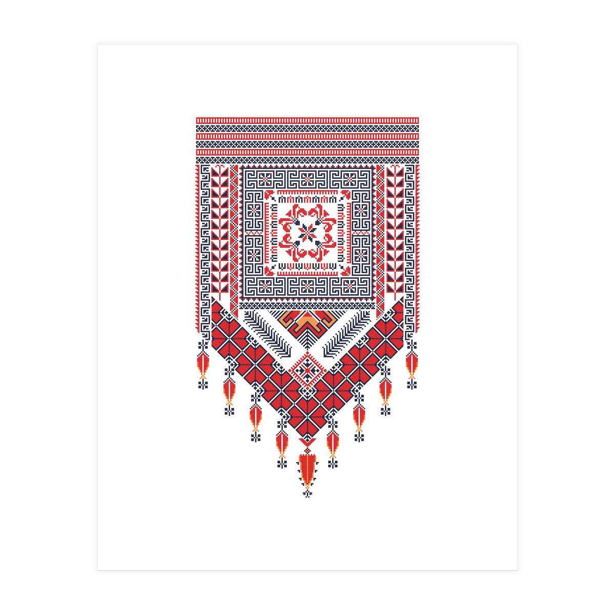 Tatreez Ornament 22 (Print Only)