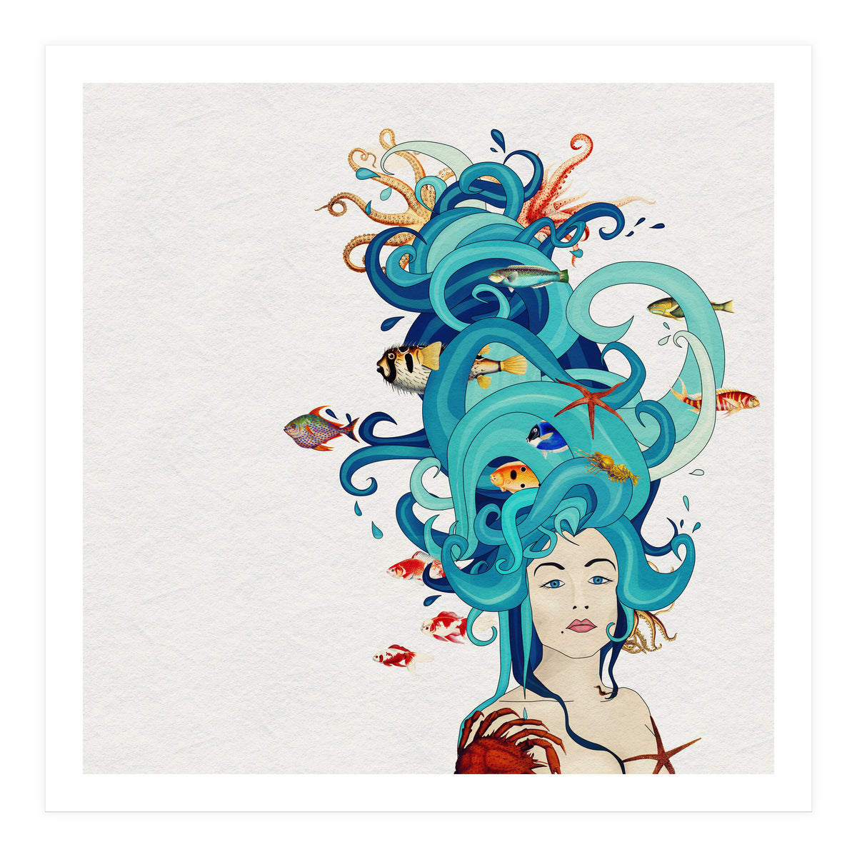 Rococo: The Mermaid (Print Only)
