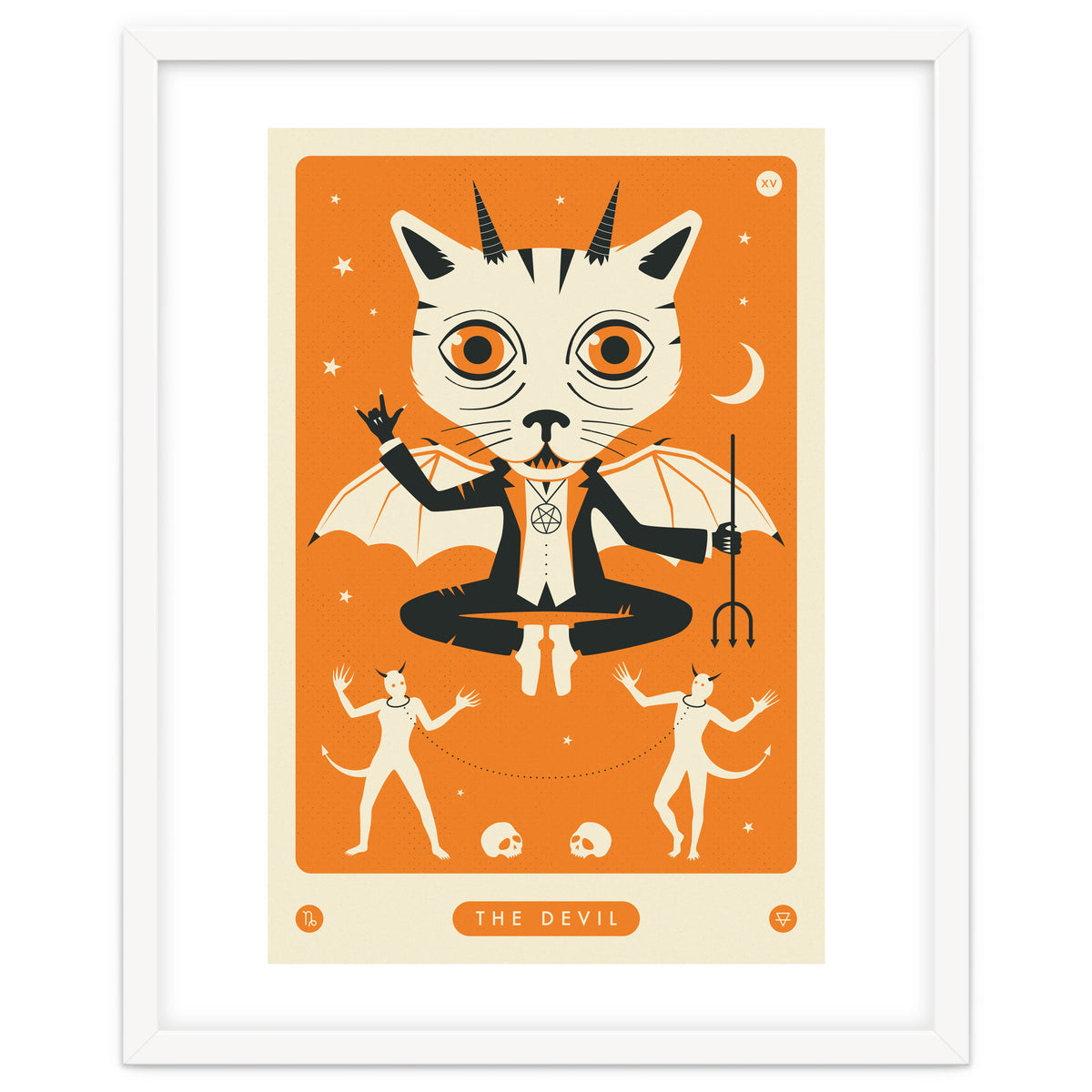 TAROT CARD CAT: THE DEVIL