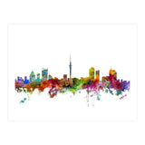 Auckland New Zealand Skyline (Print Only) thumbnail