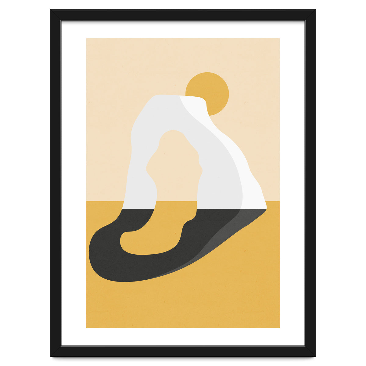 Abstract Arch - Golden Desert