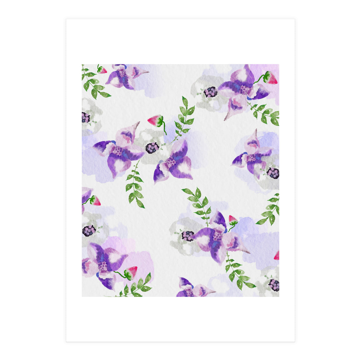 Watercolor Florals (Print Only)