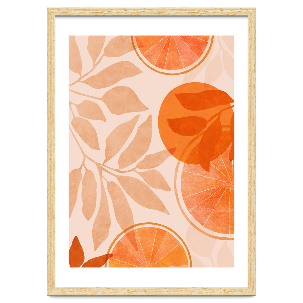 Orange Citrus Collage