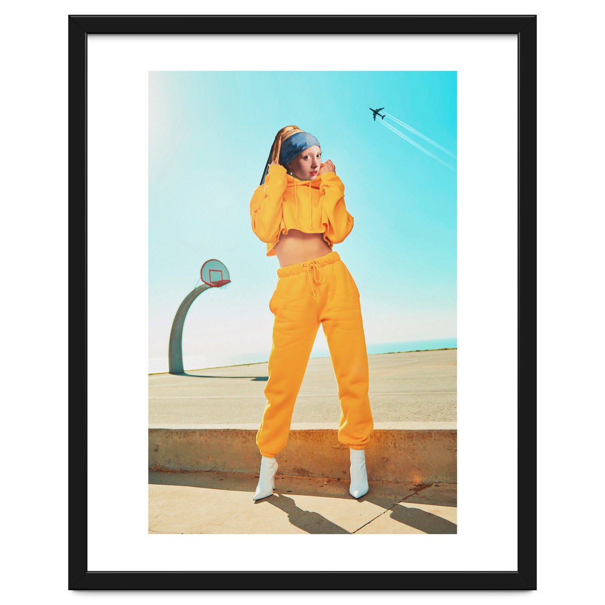 The Girl In Yellow Joggers