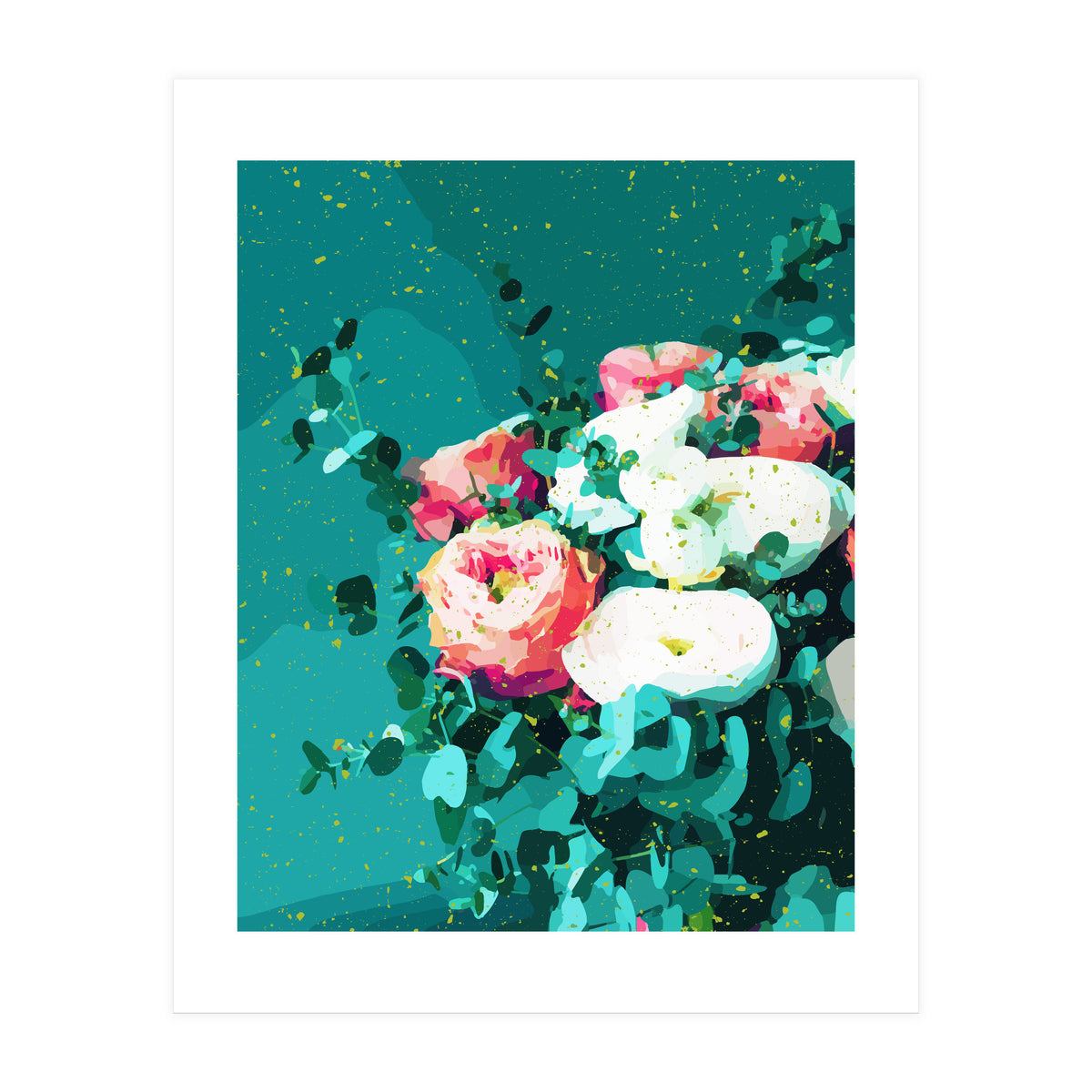 Floral & Confetti (Print Only)