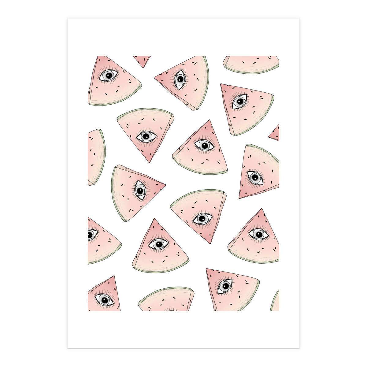 Curious Watermelon (Print Only)