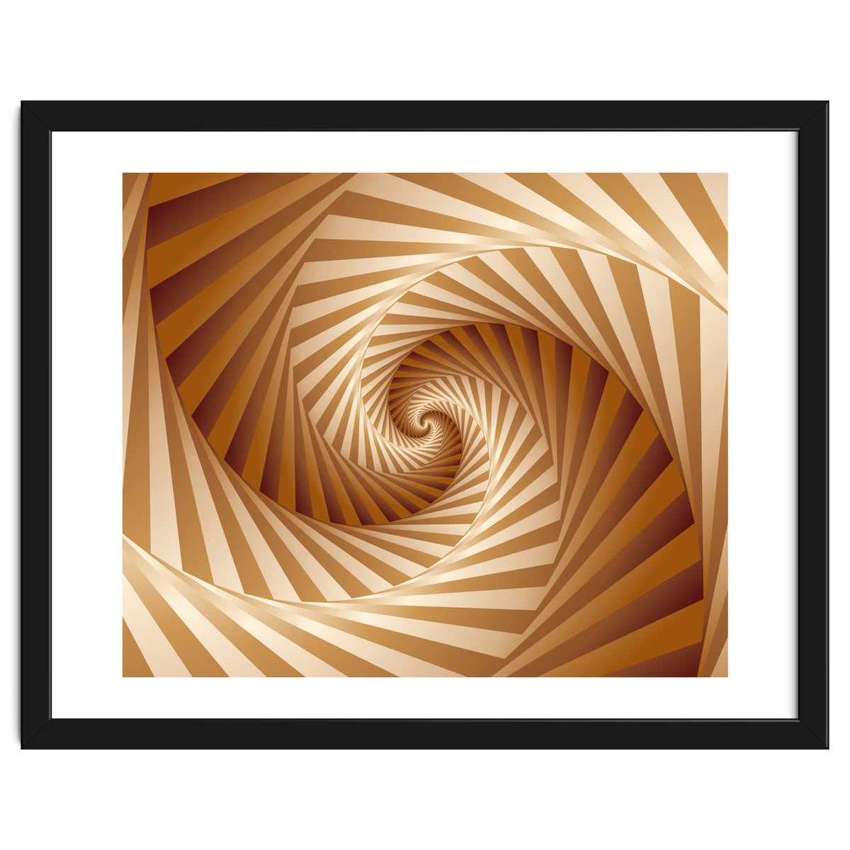 3D Effect Spiral Pattern