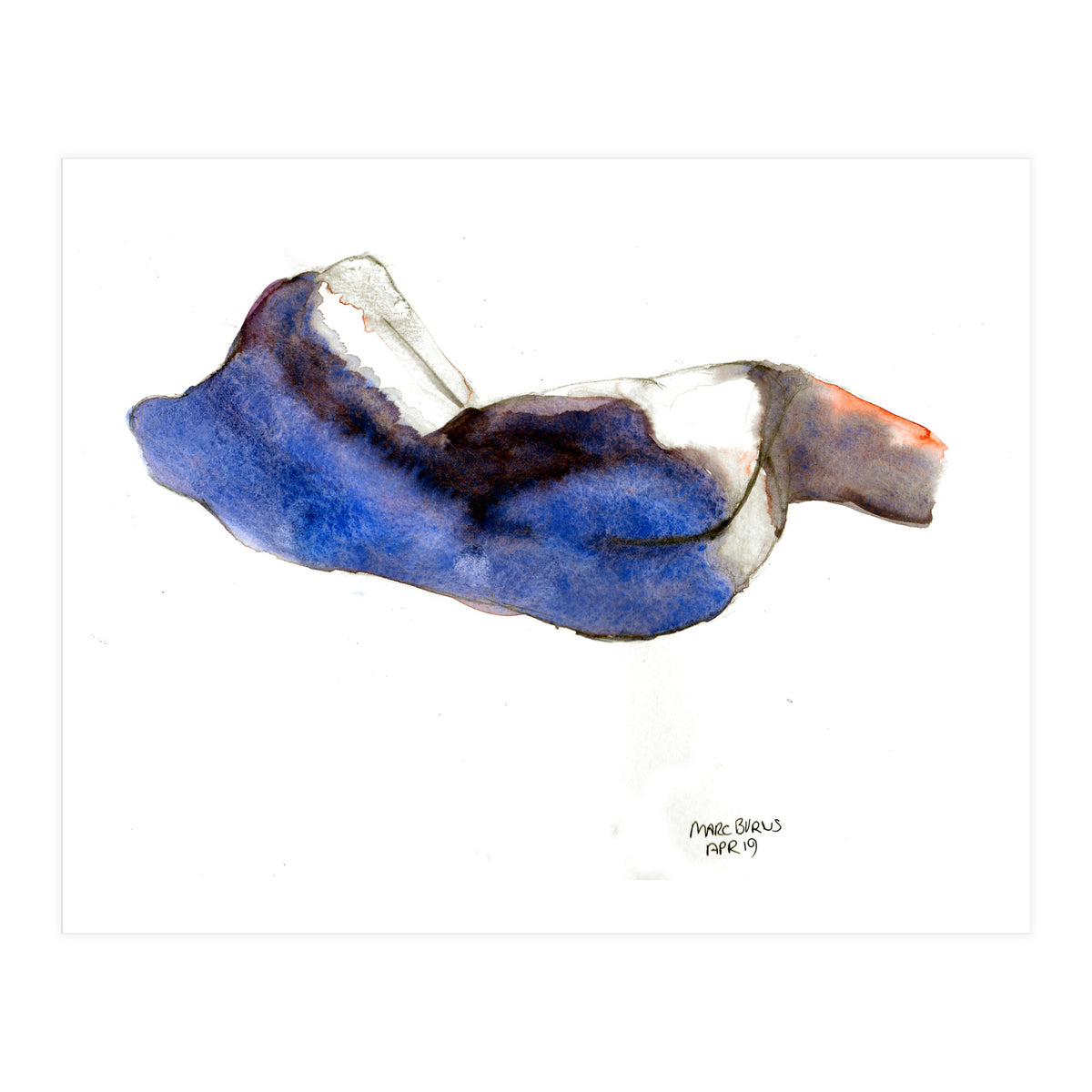 Untitled #9 - Lying nude (Print Only)