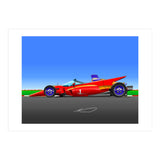Pole Position Racecar Homage (Print Only) thumbnail