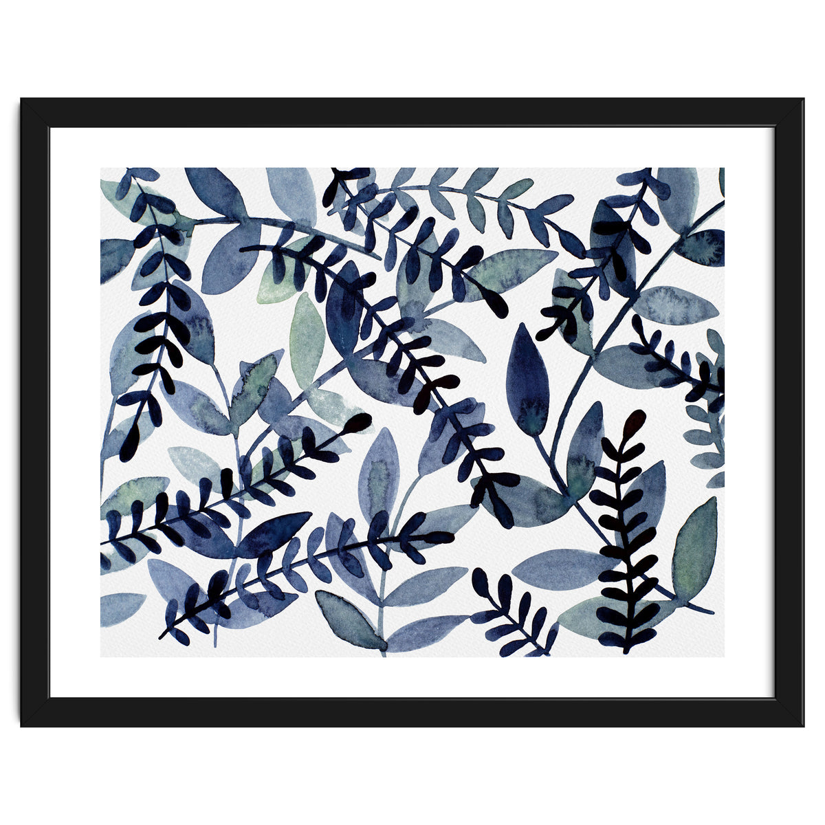 Simple indigo branches