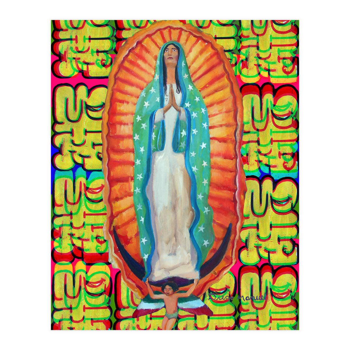 Virgen De Guadalupe 2 (Print Only)