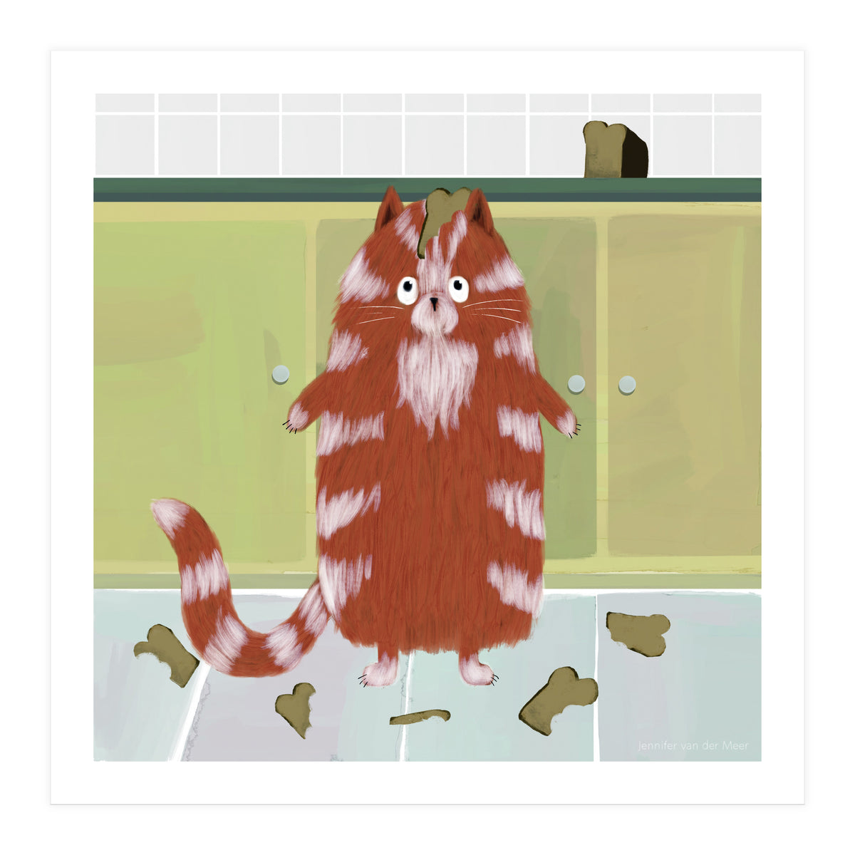 Cat 20: Me? No, I don't like bread! (Print Only)