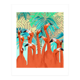 Flamingo Party (Print Only) thumbnail