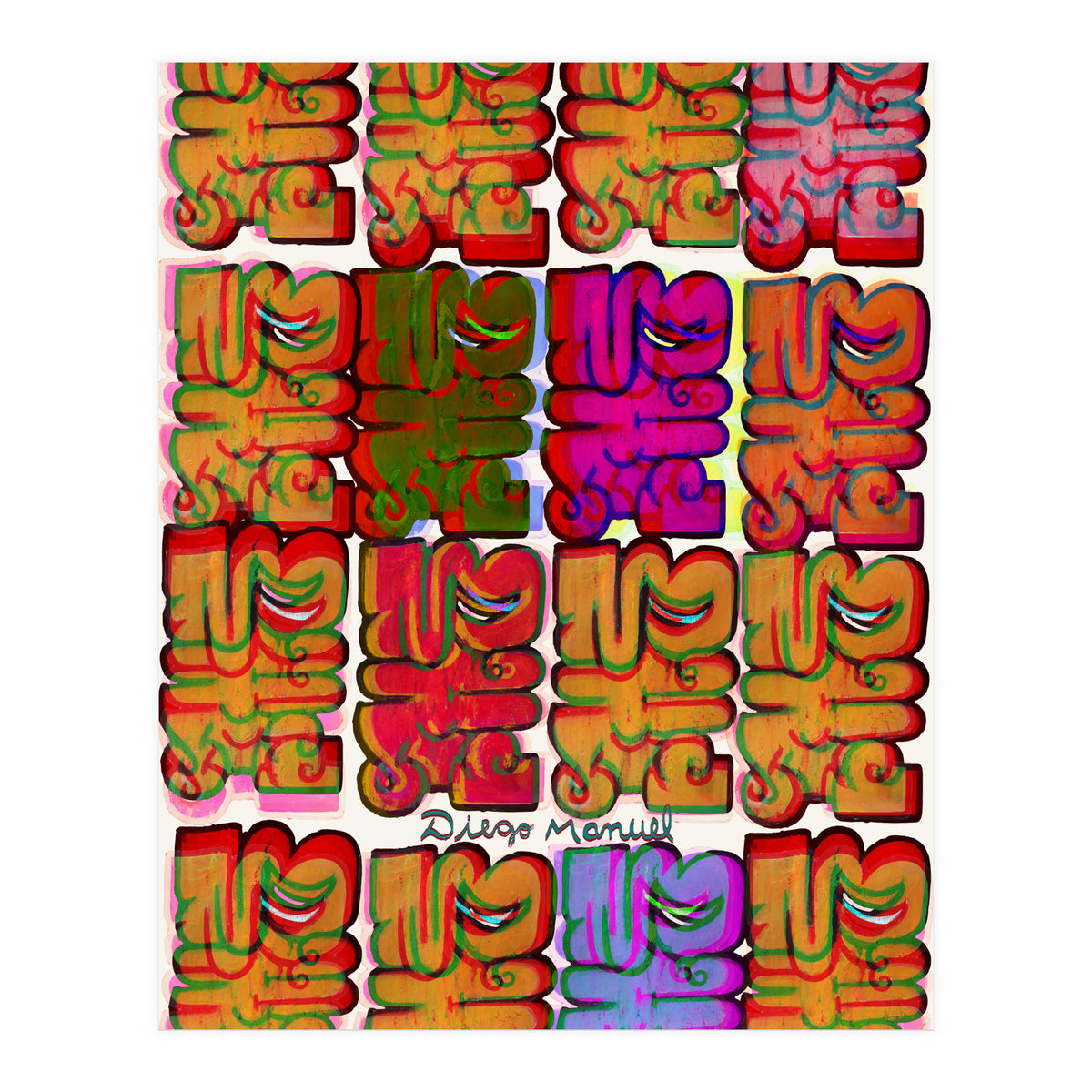 Graffitis 2021 Tapiz 135 (Print Only)