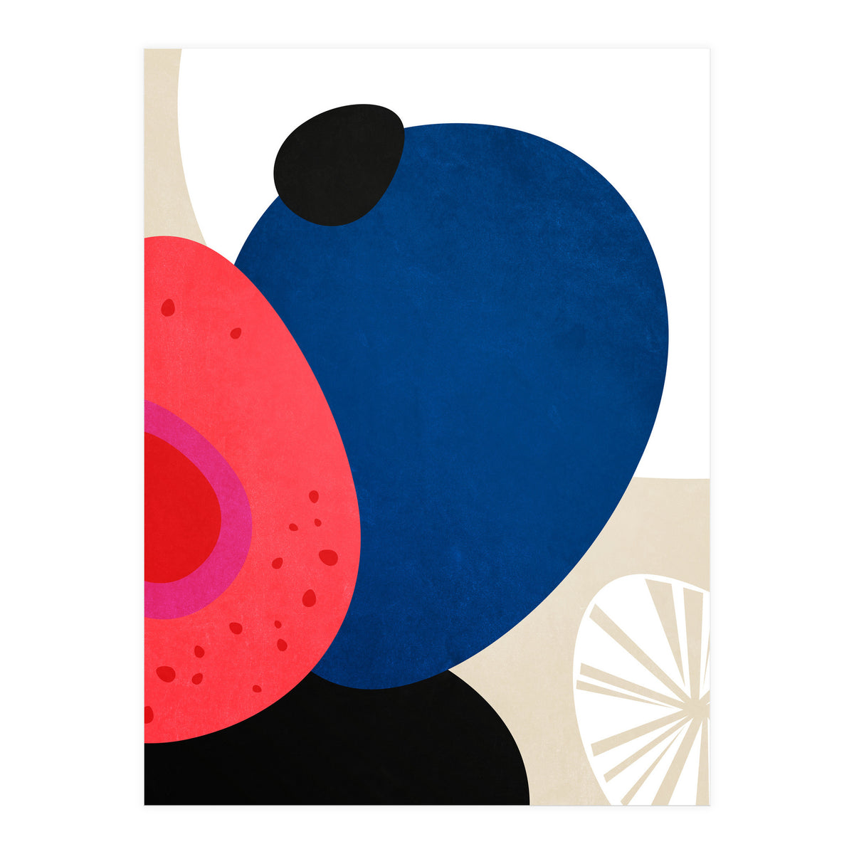 Pebbles and Seashells (Print Only)