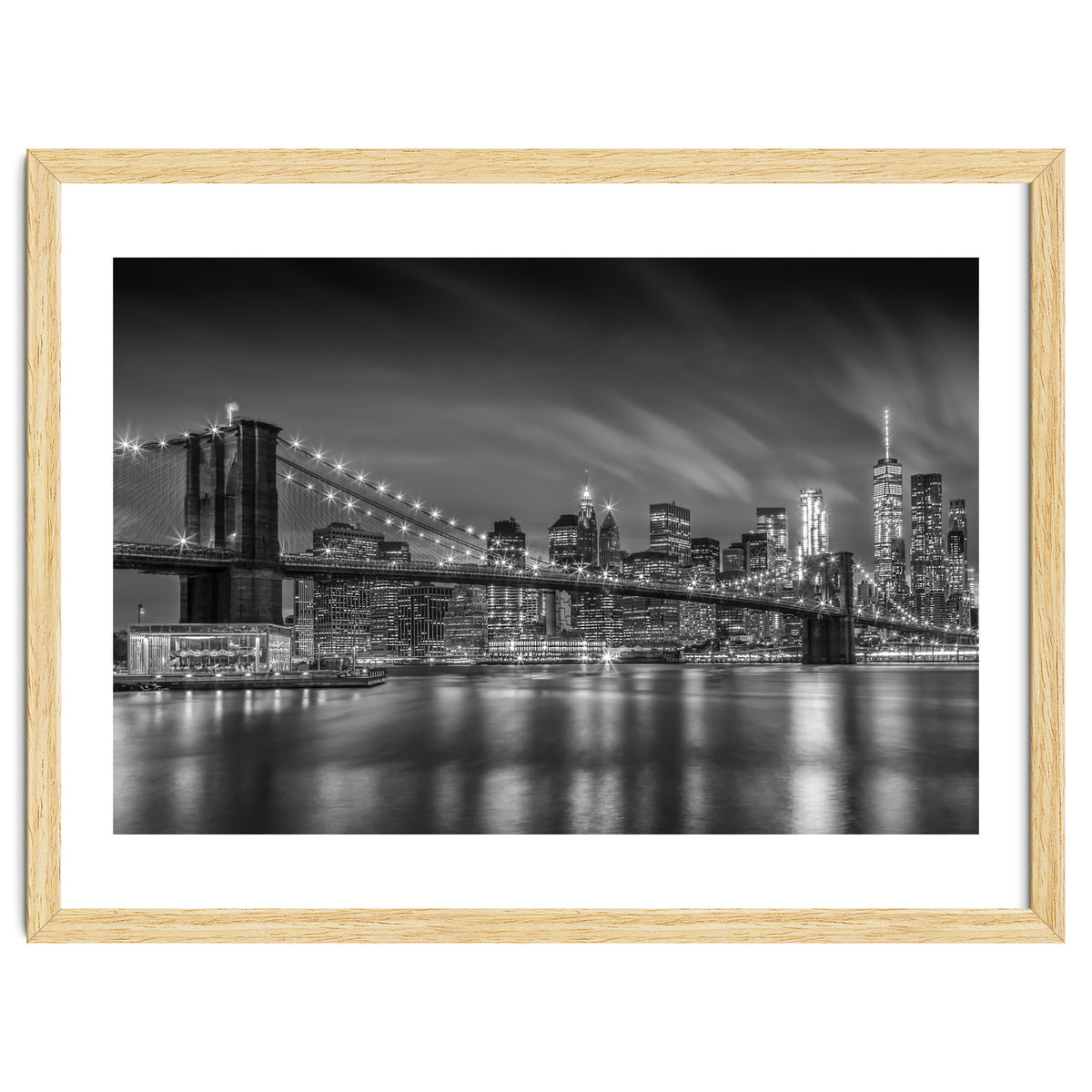 BROOKLYN BRIDGE Nightly Impressions | Monochrome