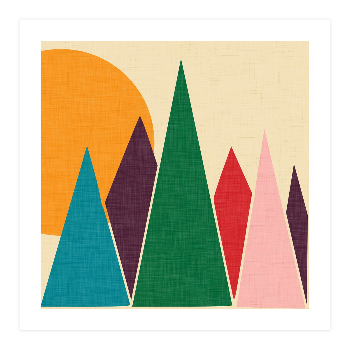 Wondering Solar Mountain  (Print Only)