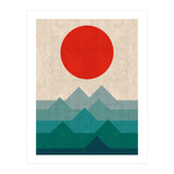 Geometric landscape I (Print Only) thumbnail