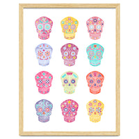 Watercolour Sugar Skulls