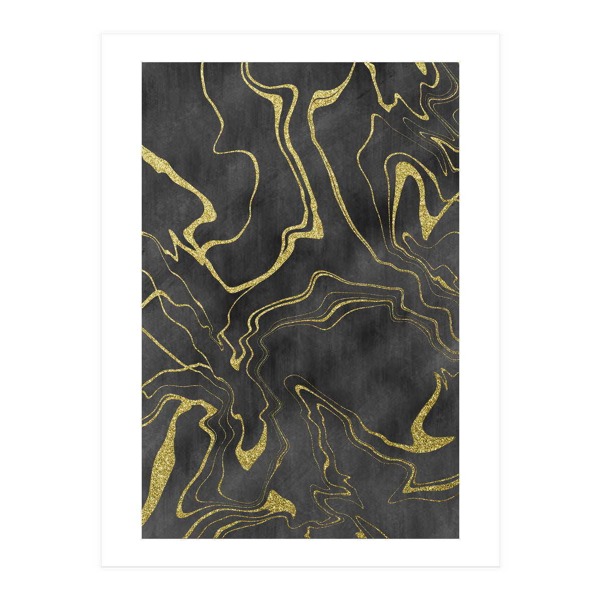 Golden Flows No. 11 (Print Only)