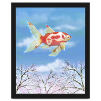 Flying goldfish