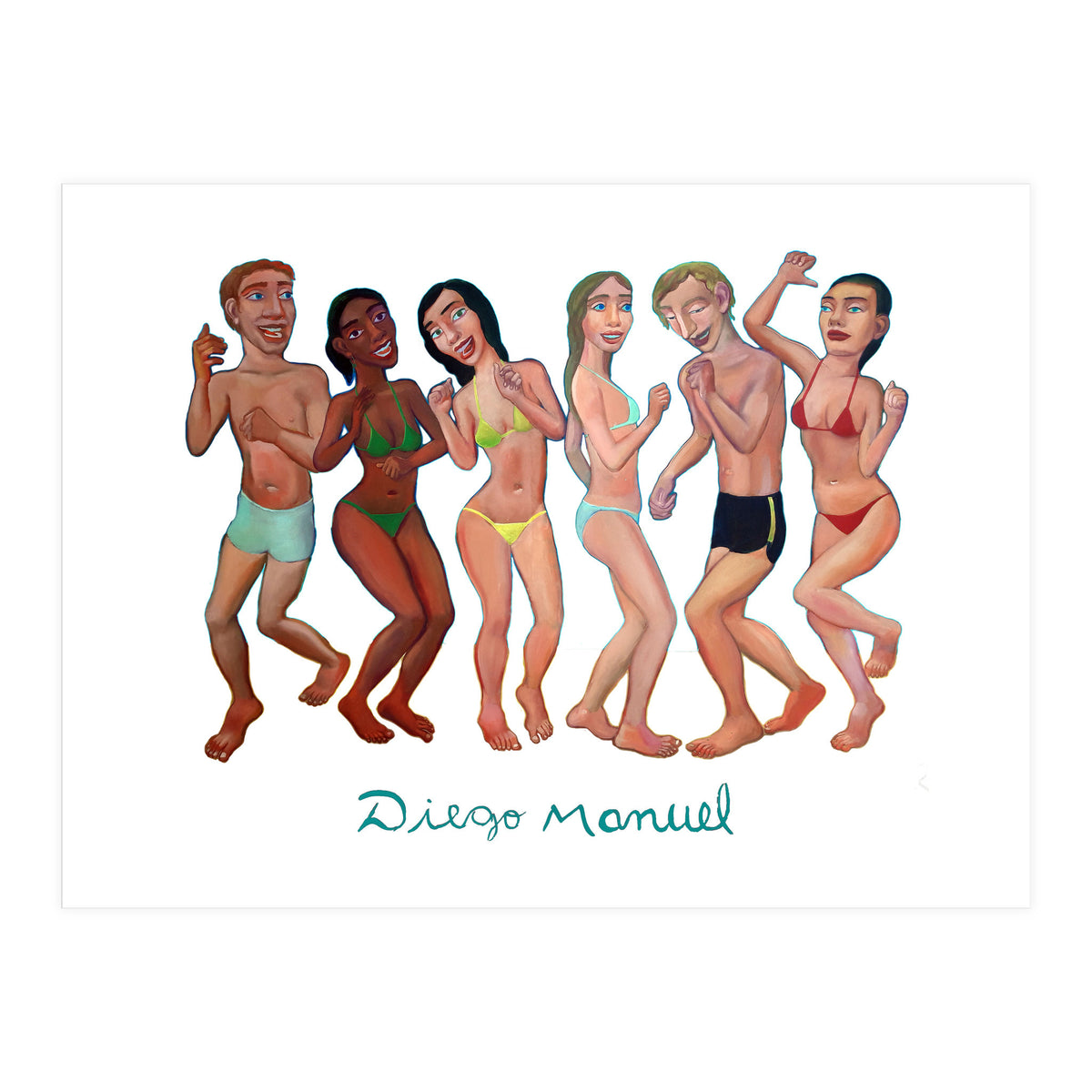 Fiesta En La Playa 5b (Print Only)