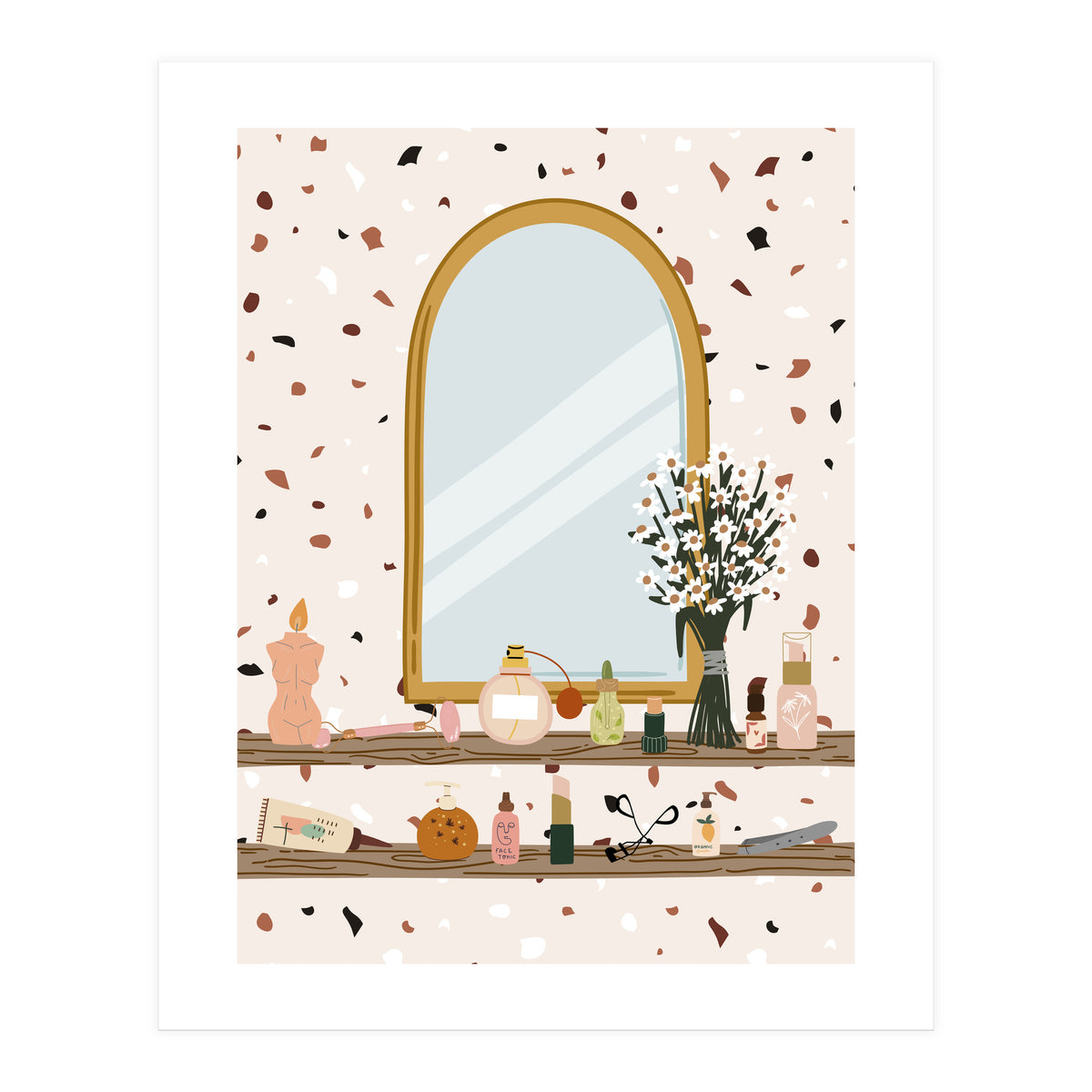 Boho Mirror Station (Print Only)