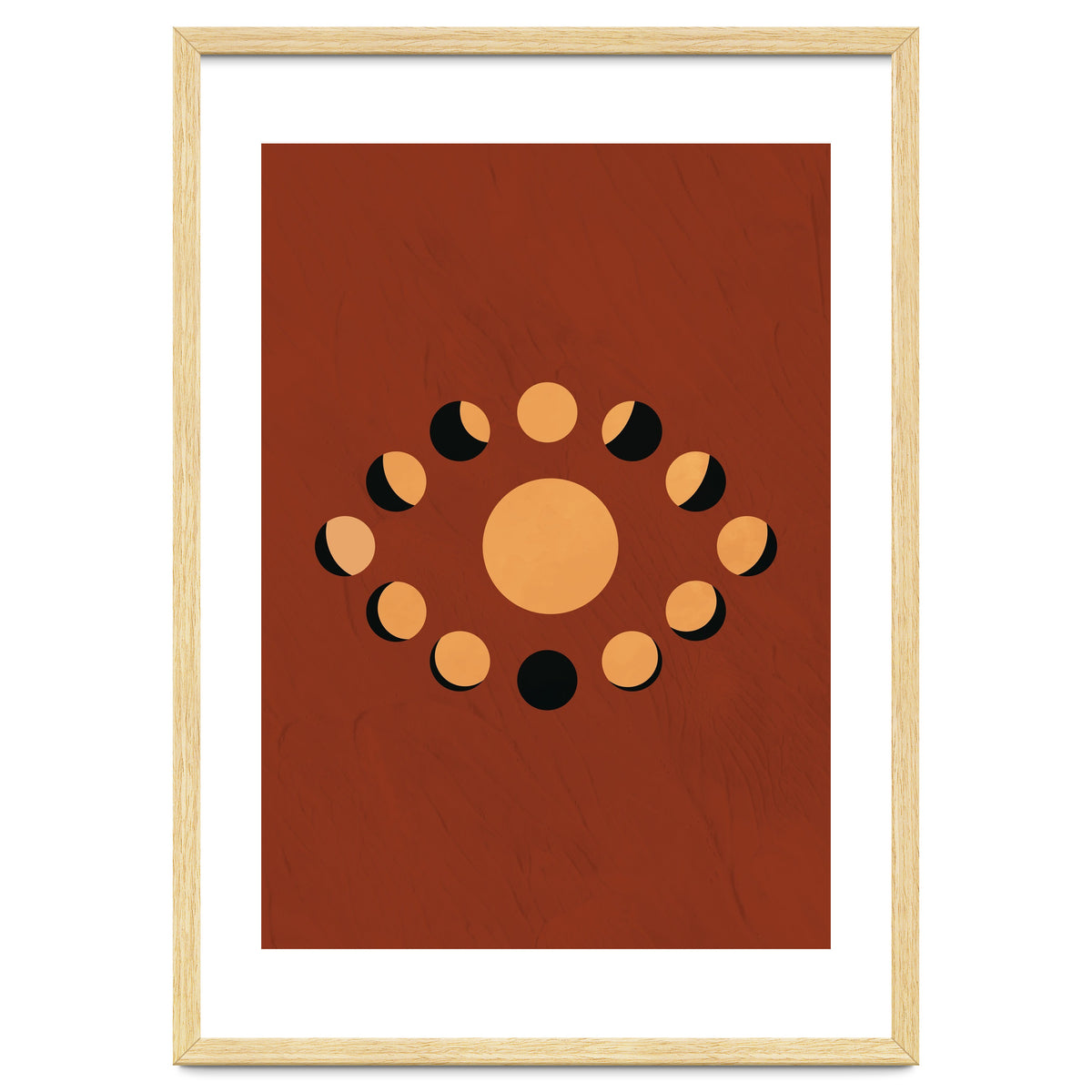 Lunar Eclipse Moon Illustration