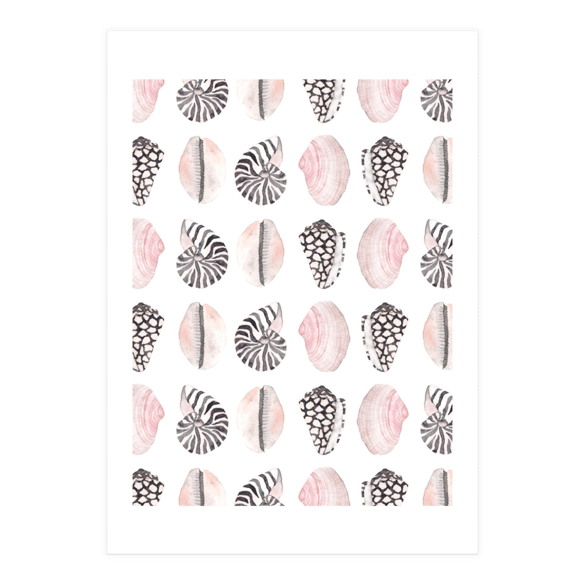 Seashell Pattern (Print Only)