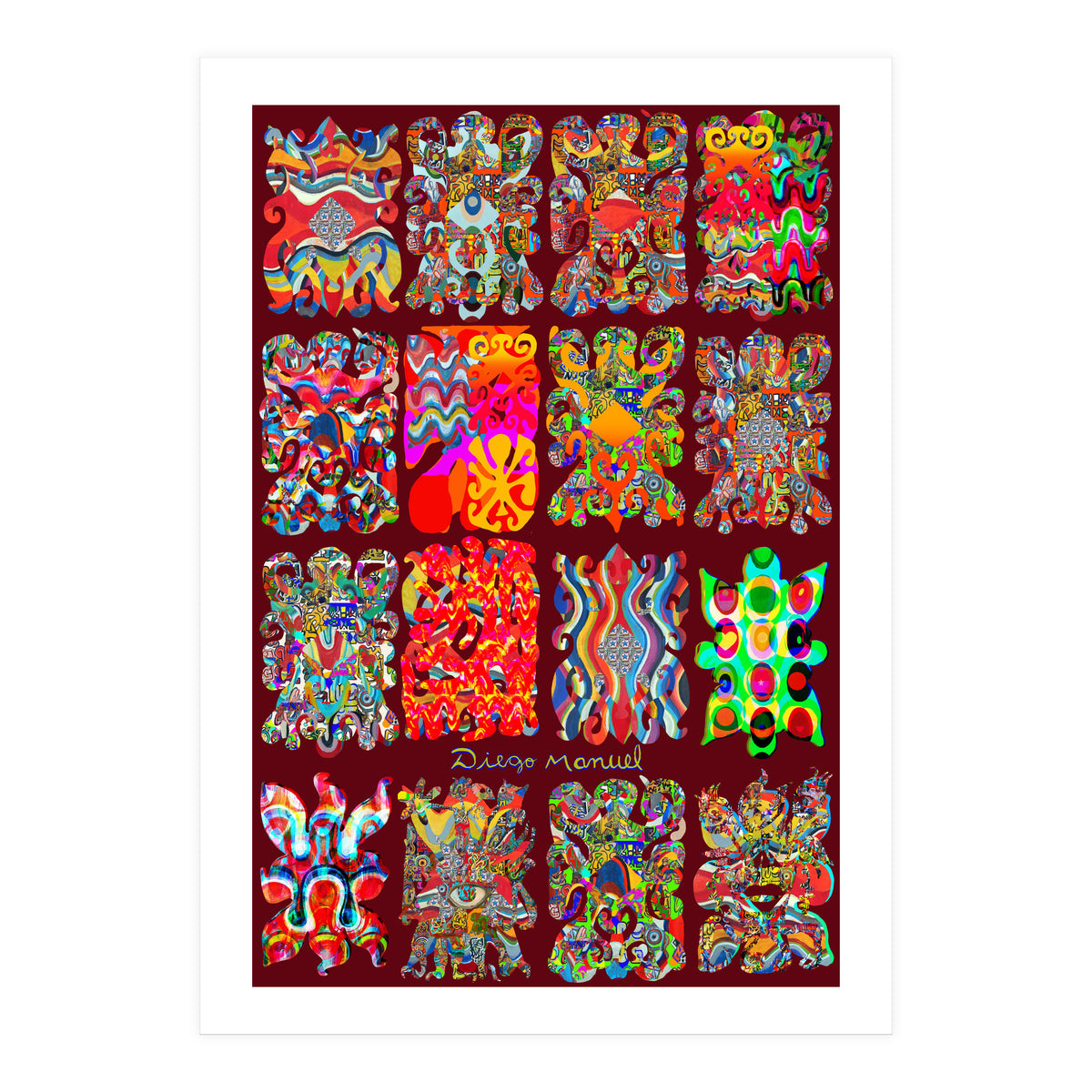 Tapiz Perfiles 2023 28 (Print Only)